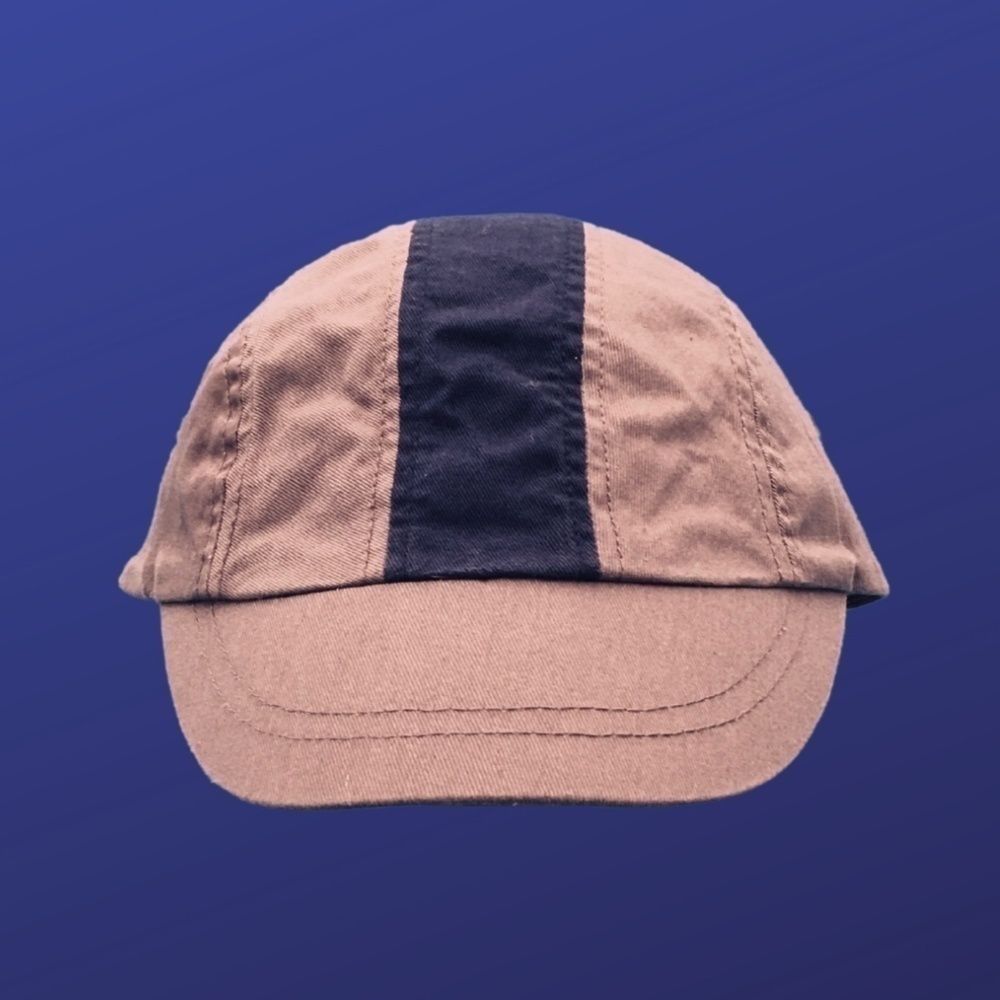 Target 100% Cotton Twill Beanie Cap with Brim, GRAY/DARK BLUE, One Size, NWOT